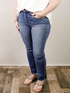 Vervet High Rise Crop Slim Straight Jean