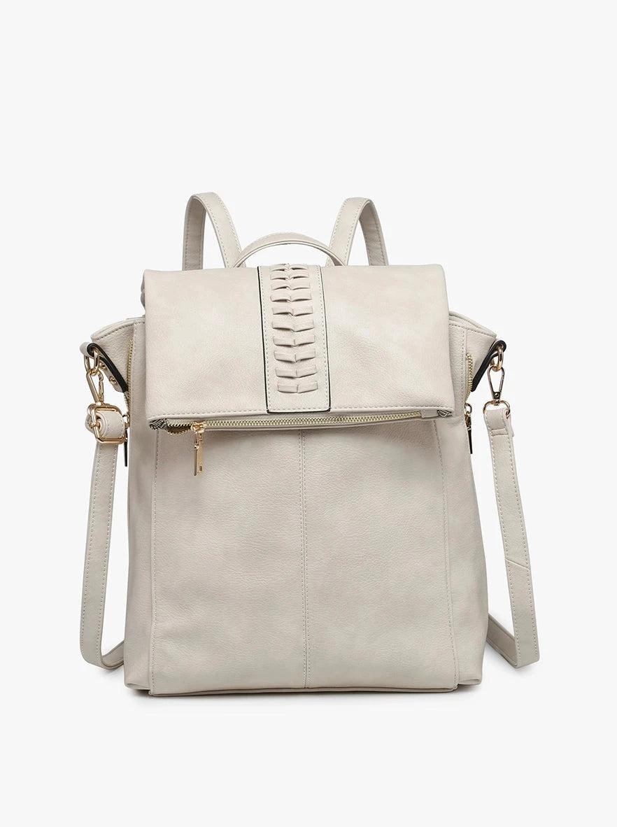 distressed soft leather backpack purse Vivian Distressed Convertible Backpack (Multiple Colors) – The Spotted Owl