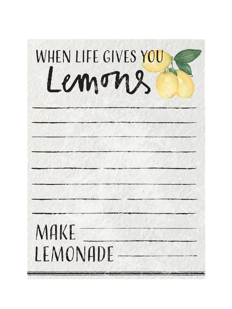 Lemons Notepad
