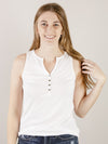 Solid Henley Knit Tank (Multiple Colors)