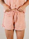 Sienna Washed Drawstring Shorts