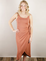 Brick Wrap Knit Dress