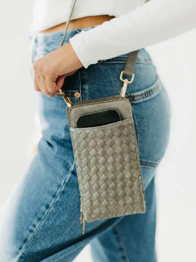 Woven Double Duty Phone Bag