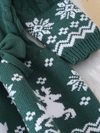 Green Holiday Sweater Dress