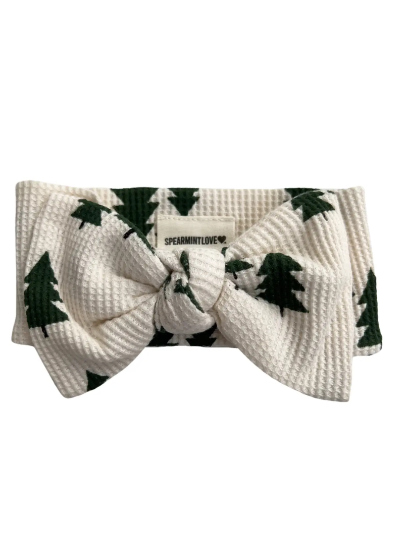 Forest Green Tree Bow