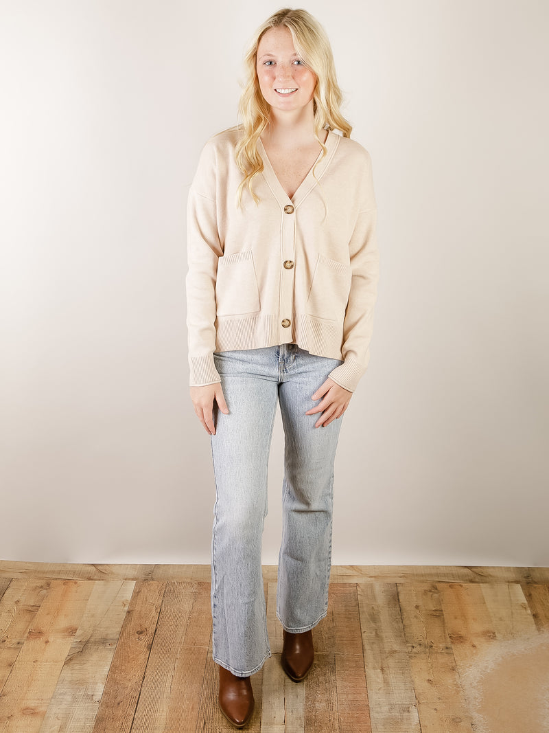 Oatmeal Rockwell Cardigan