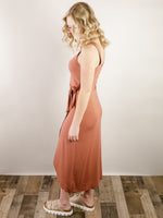 Brick Wrap Knit Dress
