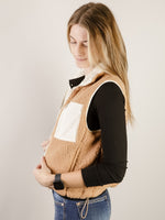 Camel Fleece Reversible Vest