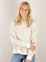 Oatmeal Comfy Oversized Soft Top