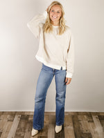 Oatmeal Comfy Oversized Soft Top