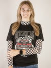 Round the Track Mesh Top