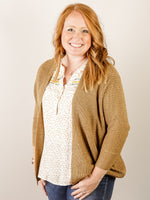 Goldenrod Charlotte Open Cardigan