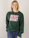 Merry and Bright Graphic Sweatshirt