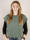 Ash Jade Viscose Sweater Vest