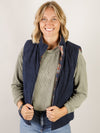 Corduroy and Plaid Reversible Vest