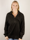 Black 1/4 Zip Sweatshirt