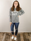 Grey Mineral Brushed Game Day Sweatshirt