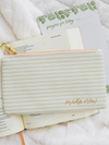 Green Stripe Pouch