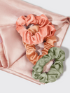 Holiday Satin Pillowcase and Scrunchie Set