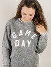 Grey Mineral Brushed Game Day Sweatshirt