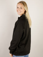 Black 1/4 Zip Sweatshirt