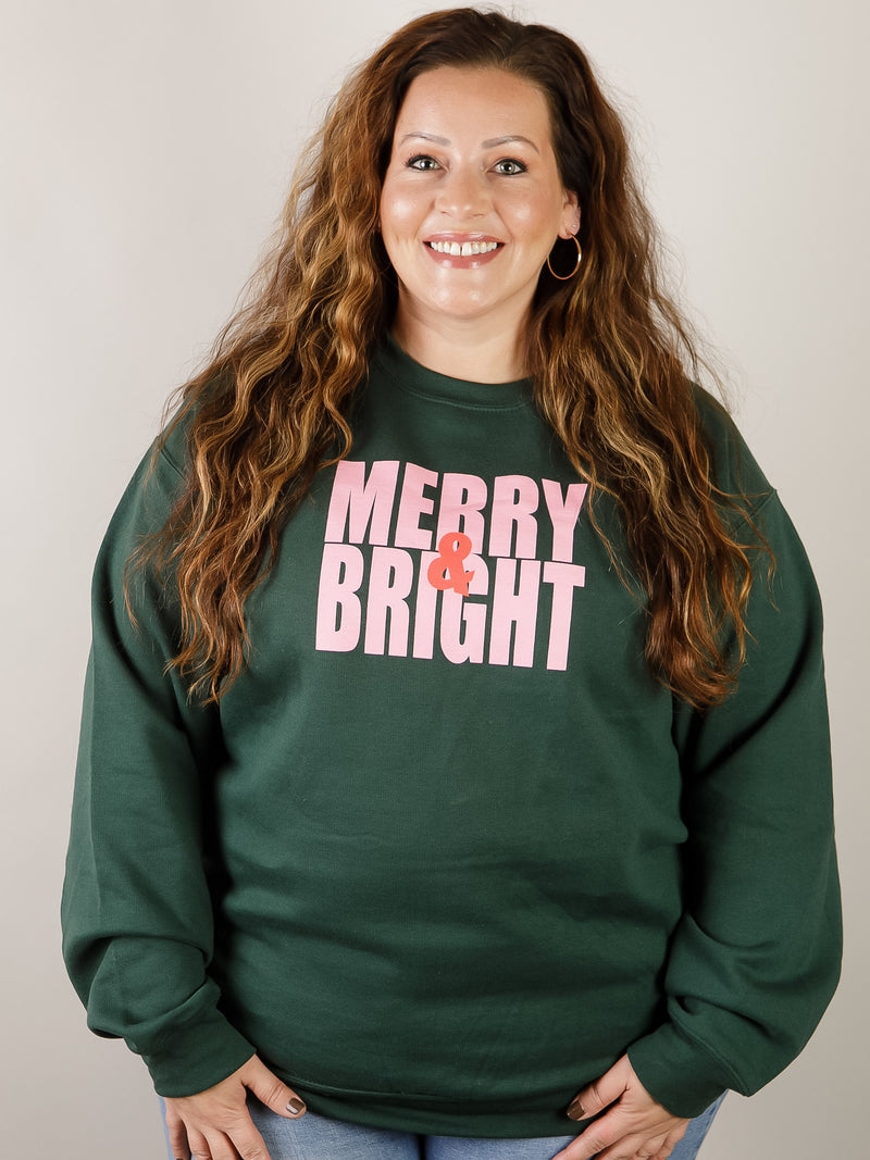 Merry and Bright Graphic Sweatshirt