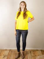 Mustard Casual Knit Top