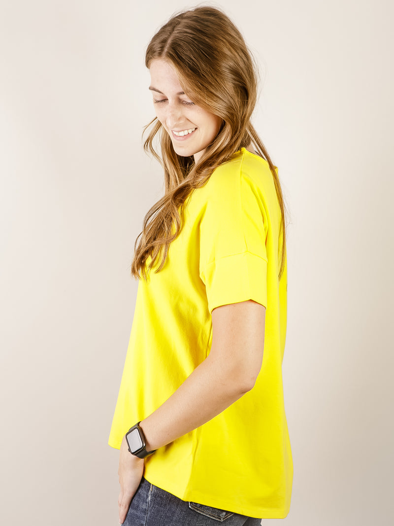 Mustard Casual Knit Top