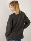 Black Washed Pocket Sweatshirt