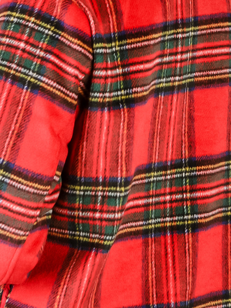 Red Plaid Thick Shacket