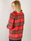Red Plaid Thick Shacket