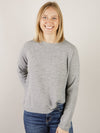 High Neck Lightweight Grey Sweater
