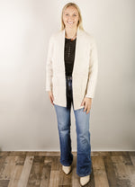 Oatmeal Open Front Thick Cardigan