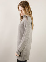 Heather Grey Tunic Sweater Dress