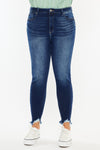 KancanHigh Rise Frayed Ankle Skinny Jeans (Online Exclusive)