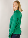 Super Soft Kelly Green Button Up