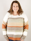 Muti-Colored Striped Soft Sweater