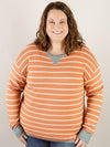 Terracotta Striped Sweater