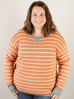 Terracotta Striped Sweater