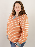 Terracotta Striped Sweater