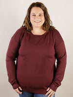 Dark Plum Everyday Pullover Sweater