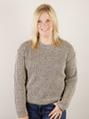 Chunky Acid Washed Black and Mocha Sweater