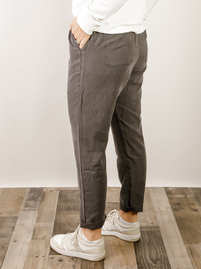 Charcoal Tencel Joggers