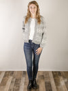 Heather Grey Fair Isle Cardigan