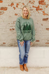 Green North Pole Graphic Sweatshirt