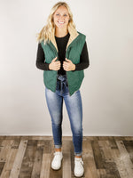 Hunter Green Quilted Puffer Vest