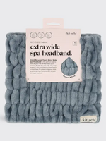 Extra Wide Spa Headband-Misty Blue