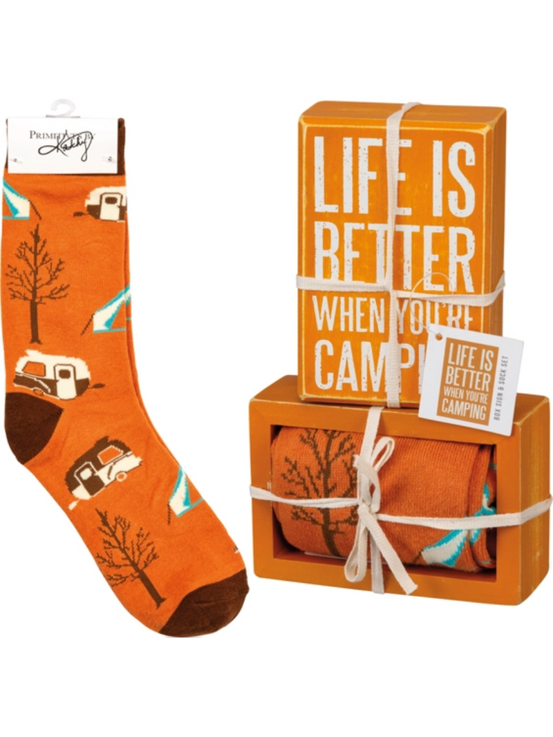 Life is Better Camping Sock Set