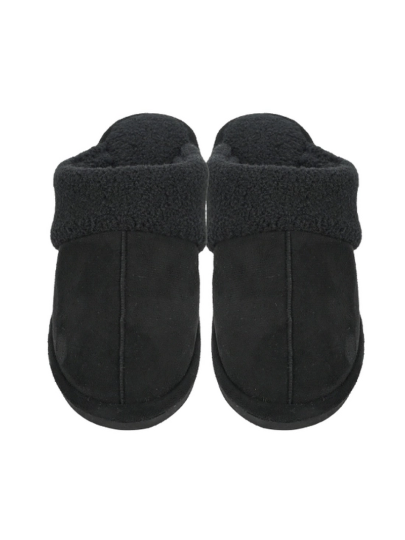 Fur Suede Sherpa Slippers