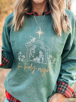 Oh Holy Night Graphic Sweatshirt